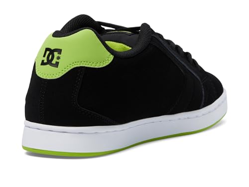 Image of DC Men's Net Skate Casual Shoe Black /Lime Green 7