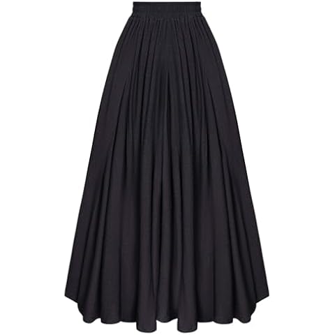 Scarlet Darkness Bohemian Maxi Skirt for Women Cover