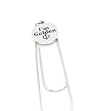 I’m Golden Phi Charm Paperclip Bookmark, Greek Letter Phi, Math Lover, Mathematician, Math Teacher, Math Major, Math Student