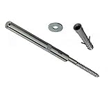 Celtic Timber Floating Shelf Concealed Hidden Brackets Fireplace Shelving - Straight Brackets, T-Type Brackets, Keyhole Brackets (Straight Bracket, 100mm (Pack of 2))