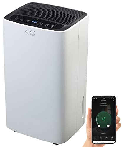 Sichler Haushaltsgeräte Smarter WLAN-Luftentfeuchter mit Timer...