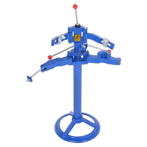 Hteedy Auto Strut Spring Compressor, 2200 lbs Vehicle Hand Operate Adjustable Height(35.5" - 45"), Vehicle Spring Removal Tool for Cars Trucks SUVs (Blue)