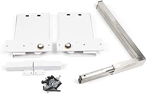 pijopang Murphy Mounting Wall Springs Mechanism, Heavy Duty Iron & Stainless Steel Single Side Load 154-198LB Wall Bed Mechanical Hardware Kit for Vertical&Horizontal Full Bed