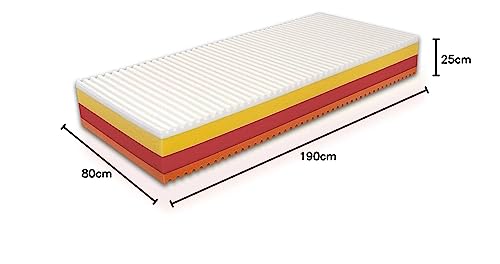 Matelas 80x190 multicouche contre le mal de dos mémoire de forme - 3