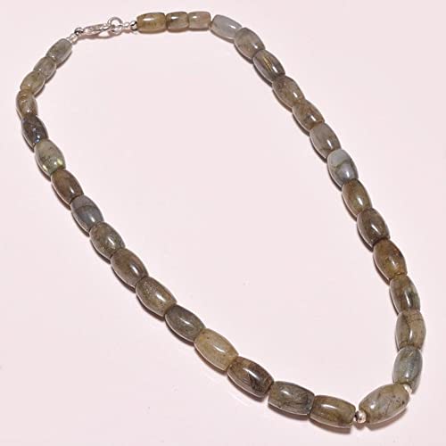 Labradorite beads roundel subliment vos tenues de soirée avec leurs éclats de feu bleu