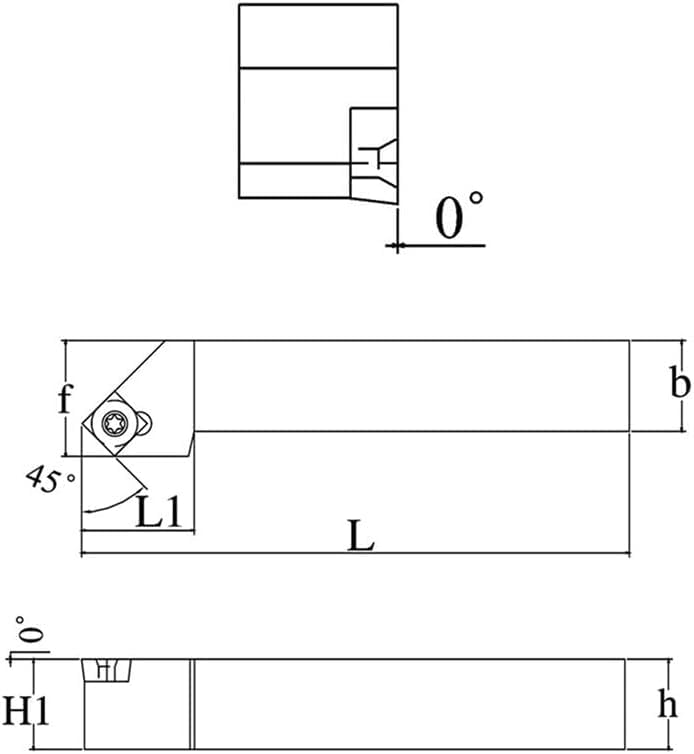 Barre d'alésage SSSCL1616H09-L anti vibration pour inserts SCMT