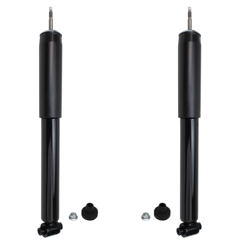 Image of Detroit Axle - 2 Rear Shock Absorbers for 2003-2011 Mercury Grand Marquis Ford Crown Victoria Lincoln Town Car 2004 2005 2006 2007 2008 2009 2010 Replacement Shocks Pair Set