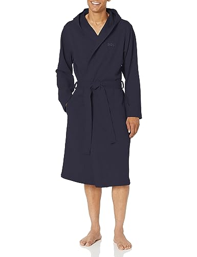 BOSS Mens Small Logo French Terry Robe