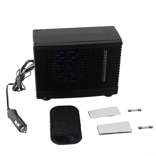 Niceminiwall Condizionatore d'aria portatile da 12 V con raffreddamento ad acqua per auto, casa, camper, barca o ufficio, design compatto e silenzioso con serbatoio dell'acqua fredda per freschi
