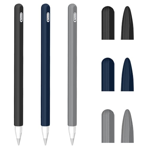 3FZbg Apple Pencil یP[X Jo[ P[X Apple Pencil Pro/Apple Pencil 2 Ή VRf[YAJOJO]Sʕی ȒP ϋv ho LYh~ wh~ mXbviubN/u[/