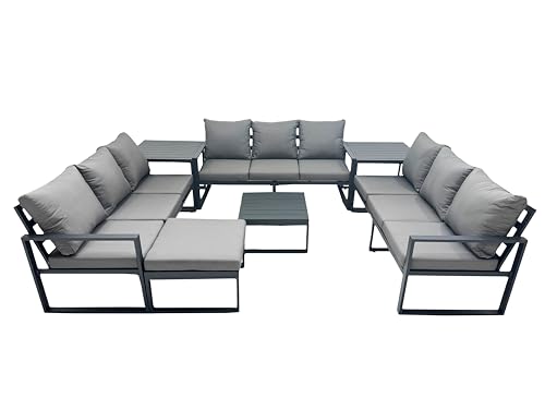 FMSGarden Aluminium 10 Seater Outdoor Gard...