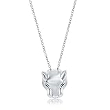 BEAUXBIJOUX Sterling Silver Leopard Necklace