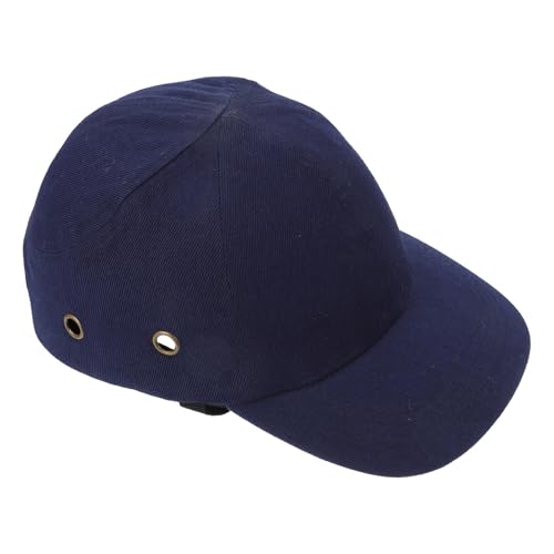 WATIIFUFU Gorra Béisbol Ajustable con Carcasa Protectora Abs Casco Seguridad Ligero para Trabajo y Actividades al Aire Unisex Azul Marino