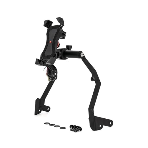 Support moto plaque navigation GPS CRF1100L stable pour charger son smartphone en route