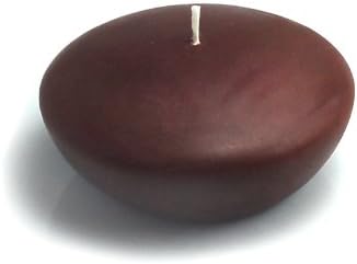 CFZ-063-6 3 in. Floating Candles Brown - 72 Piece