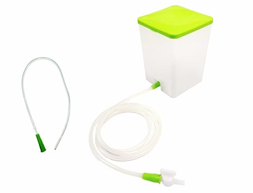Image of SSK PVC Enema Kit 1500 ML for Home use with Instruction | Enema home kit for Adults Reusable & washable (Enema Set 1 & Individually Tube 3)
