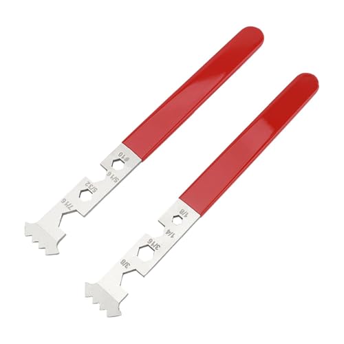 Joytrace 2-in-1 Paver Removal Tool with Hex Wrench 304 Stainless Steel Paver Lifter & Extractor Tool Non-Slip Grip for Patio Lawn Garden DIY Maintenance