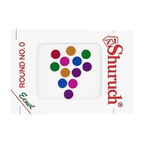 Image of Pride Sales A1 Shuruchi Round No.5 Bindis for Women (Combo of 12 Packs) - Red, Black, Maroon & Multicolour | Premium Self Adhesive Round Bindis for Daily & Festive Wear (MUTI)