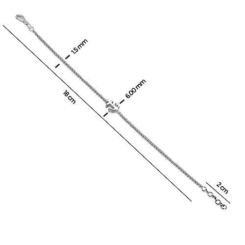 My Daily Styles 925 Sterling Silver Charm Bracelet3