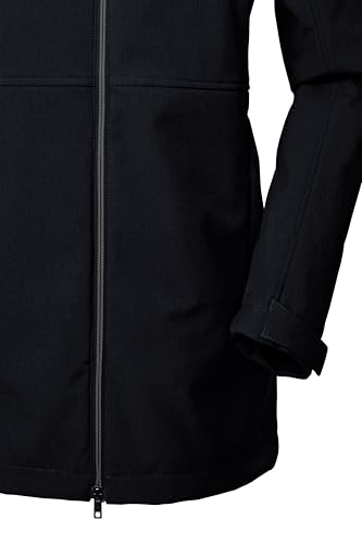killtec Damen Softshell Parka/Softshelljacke mit abzippbarer Kapuze KOW 95 WMN SFTSHLL PRK, schwarz, 38, 41803-000