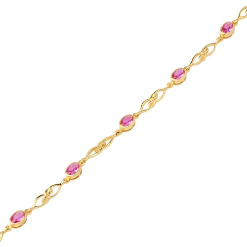 Image of Silvershake Birthstone Gemstones White Gold Plated or Yellow Gold Plated 925 Sterling Silver Scroll /Filigree Celtic Knot Weave 7.25 to 8.75 Inch with Adjustable Extension Bracelet Jewelry for Women