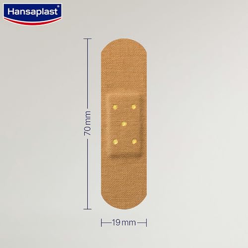 Hansaplast Antiseptic Regular Bandage for Cuts & Wounds | 100 strips | Breathable fabric | First Aid | Protects Against Dirt and Bacteria | For Kids & Adults