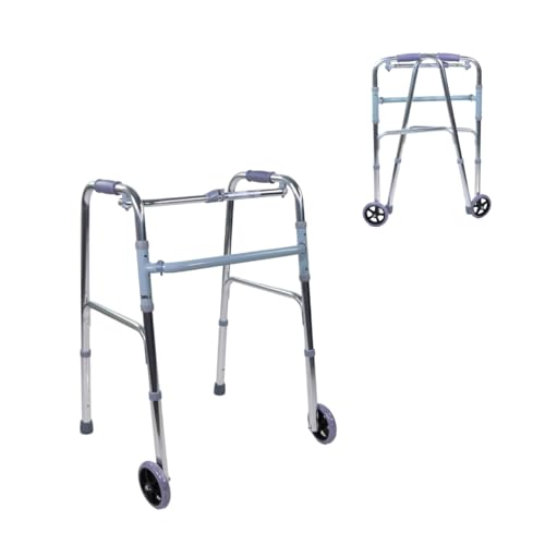 Rollator | 2 Räder | Höhenverstellbar | Aluminium |Gehhilfe Bequem | Gehgestell mit Rollen | Gehbock mit Rädern| Capitel | Mobiclinic