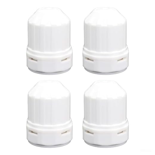 Tapón de radiador de plástico, paquete de 4 tapas reguladoras de distribuidor de agua, color blanco, M30 x 1, 5 roscas para interruptor de válvula de control de temperatura, en radiadores y colectores