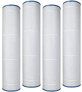 Guardian Filtration ProductsPool Filter Cartridge 732-184-04 Four-Pack Replacement for Unicel 7482, Pleatco PJAN145, Filbur FC-0820, Jandy Industries CL 580 / CV 580 | Multi Pack Savings Bundle