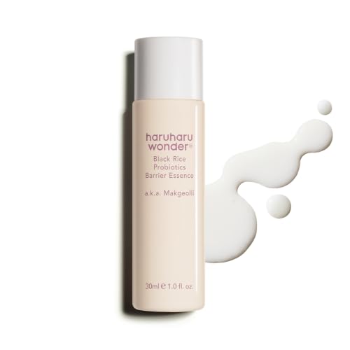 haruharu Wonder Black Rice Probiotics Barrier Essence 1 fl. oz, Travel Size, Skin Flooding &...