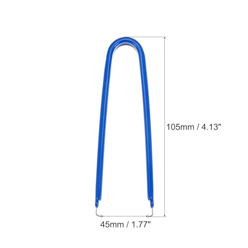 Image of uxcell IC Puller Chip Extractor Stainless Steel with Insulated Vinyl Grip Blue 5 Pack