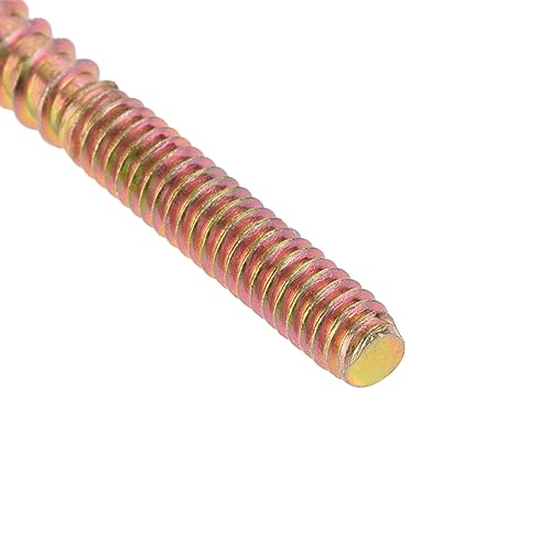Image of uxcell 5 /32-32 x 1-1 /2 inch Hanger Bolts Double Head Dowel Screw for Wood Furniture 20pcs