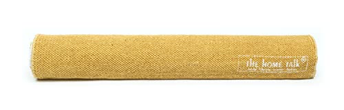 Handmade Yoga Exercise Mat Topper | Workout Mats For Pilates, Yoga & Fitness | Eco-Friendly | Cotton Weave | Aerobics Stretching Training Mats | Gym Runner | 2’ X 6’ | Yellow – The Home Talk Store #TOP5