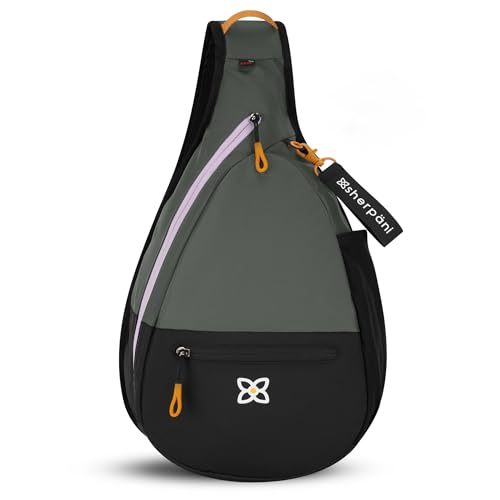 Image of Sherpani Esprit, Sling Backpack, 10L Travel Bag, Right-Handed Shoulder Sling Purse, Crossbody Backpack, Travel Gifts, RFID Protection (Juniper)