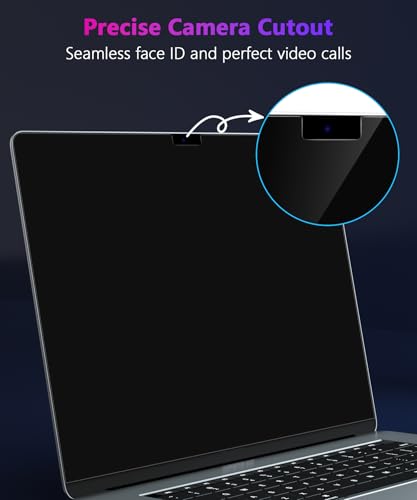 PYS 4-Way Privacy Screen for MacBook Pro 16 inch (2024-2021, M4, M3, M2, M1) - 360° Anti-Spy Filter, Matte Anti-Glare Protector, Scratch-Resistant Film, Laptop Privacy Filter Shield