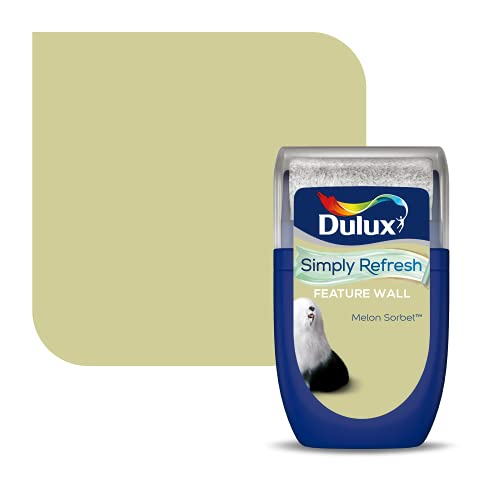 Dulux Simply Refresh Feature Wall Matt Emulsion Paint - Melon Sorbet - 30 ml (Pack of 1), Tester, 5569266