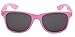 Retro Optix Sunglasses Classic 80’s Vintage Style Design (Light Pink, Smoke)…