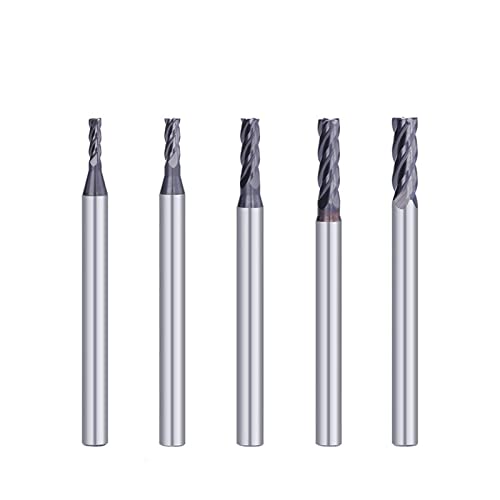 Fraise à queue plate carbure 1/8 pour usinage bois et métal CNC