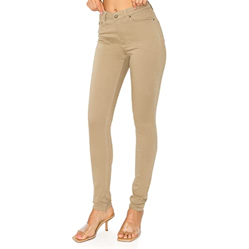 KHAKI & BLUE Women’s The Everyday Garment-Dyed Skinny Jeans – Soft Stretchy High Rise Comfy Casual Pants2