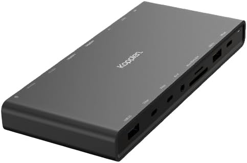 Docking Station 14 en 1 Kopplen Triple Display 8K Power Delivery