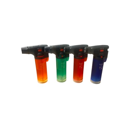 UptownStyle Eagle Torch 4 Pack Refillable Precision...