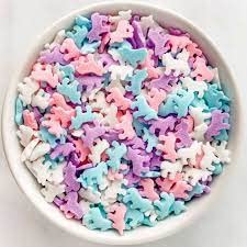 Pastel de unicornio en colores pastel - 50g