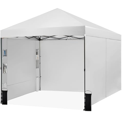 Tunbne 10X10 Comercial Pop Up Canopy Tent with 4 Sidewalls...