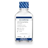 CryoKing 0.9% Normal Saline Solution, 0.1μm Filtration Sterilized Sodium Chloride Solution, Ready-to-Use Buffer for Lab Research Only, 500ml/Bottle (500ml Total)
