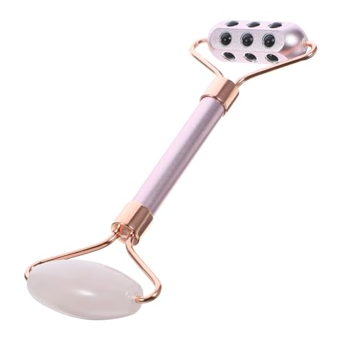 Rouleau de pierre en germanium pour massage relaxant du visage et du cou
