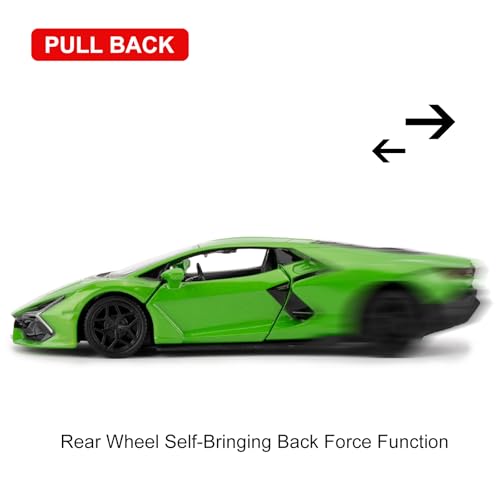 Auto de juguete Lamborghini Reventon 1:36 verde miniatura 3