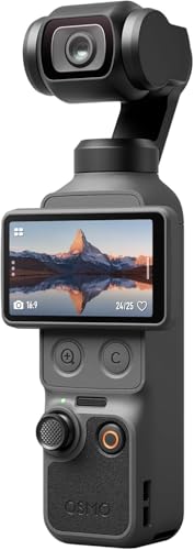 DJI Osmo Pocket 4 Combo Essential, fotocamera stabilizzata tascabile per vlog, CMOS da 1″ e 4K/240fps, stabilizzazione a tre assi, 14 stop di gamma dinamica, 107 GB di memoria integrata