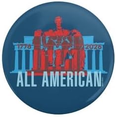 CafePress America250: Lincoln Memorial 1" Round Mini Button Pin