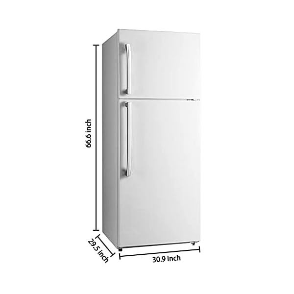 SMETA 18 Cu.Ft Top Freezer Refrigerator, 30” Apartment Size