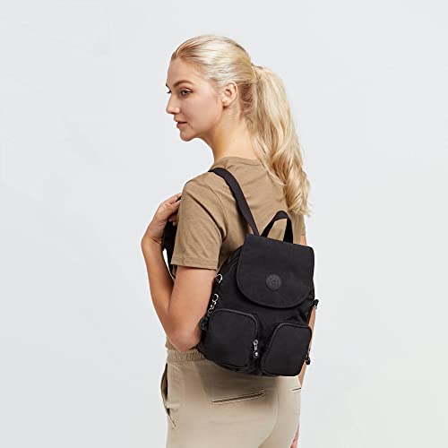 Kipling Firefly Up Sac à dos femme noir multipoche et polyvalent - 4